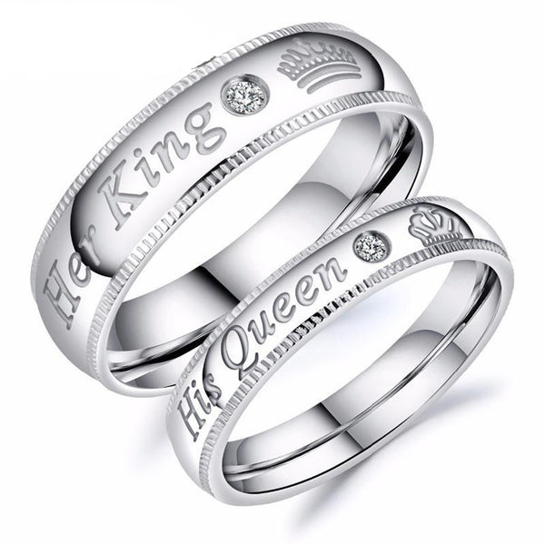 King & Queen Couple Ring