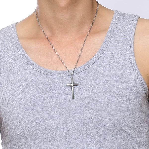 Cross Couple Necklace