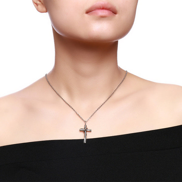 Cross Couple Necklace