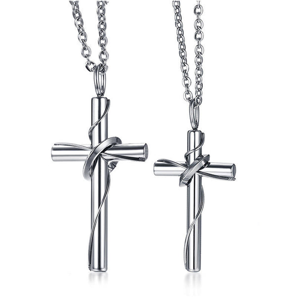 Cross Couple Necklace